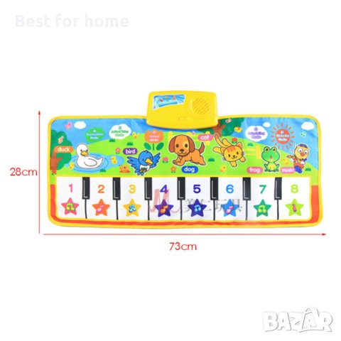 Детско пиано- килимче Coolplay с вградени мелодии и звуци, снимка 7 - Музикални играчки - 43199128