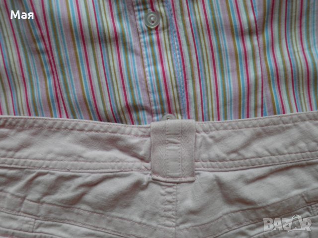 Дамски сет риза с къс ръкав H&M и розови  къси панталонки , снимка 5 - Ризи - 26204463