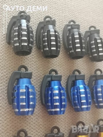 Качествени капачки за вентили винтили на гуми гранати за кола автомобил джип ван мотор колело, снимка 7 - Аксесоари и консумативи - 37450115