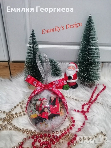 Коледни топки със снимки на най- ниски цени 