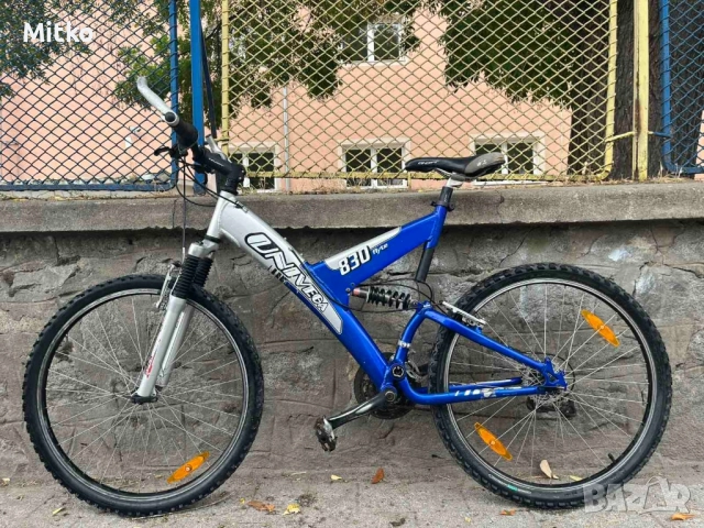 26 цола алуминиев велосипед с 21 скорости усилени капли амортисьори предни и задни , снимка 2 - Велосипеди - 51910159