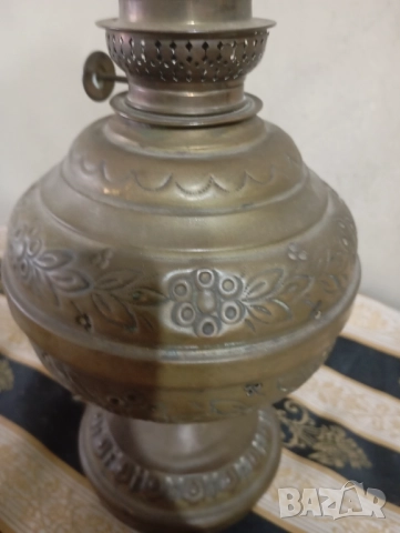 Стара газова лампа, снимка 4 - Други ценни предмети - 52901487