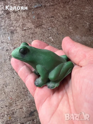 Жаба гумена винтидж играчка 