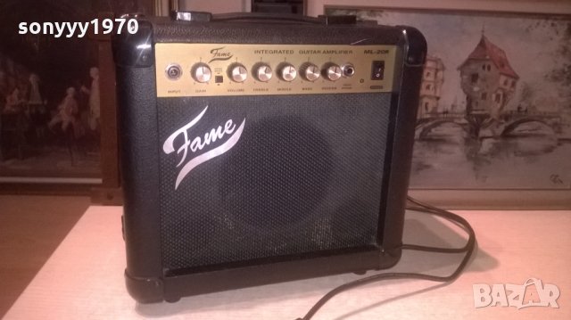 fame ml-20r guitar amplifier-33х31х17см-внос холандия
