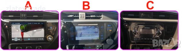 TOYOTA COROLLA 2017-2018 - 9'' Андроид НАВИГАЦИЯ ТИП "D", снимка 2 - Аксесоари и консумативи - 31801044