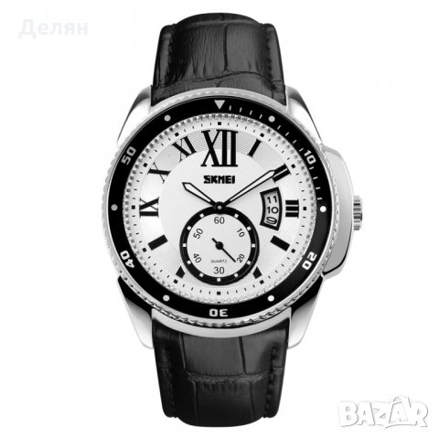 Мъжки часовник 019, черен, с дата, снимка 1 - Мъжки - 27902710