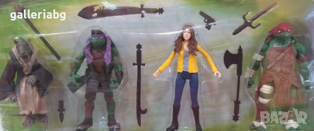 Комплект фигурки на Костенурките нинджа (TMNT), снимка 2 - Фигурки - 39864646