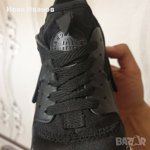  МАРАТОНКИ NIKE AIR HUARACHE BLACK  номер 37, снимка 6 - Маратонки - 40792391