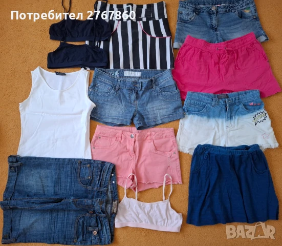 Детски летни дрехи размер 158,  12 броя дрехи за 24 лв.