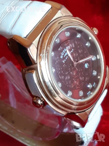 Луксозен часовник с 2 лица и камъни сваровски - Лимитирана серия!, снимка 5 - Дамски - 43437270