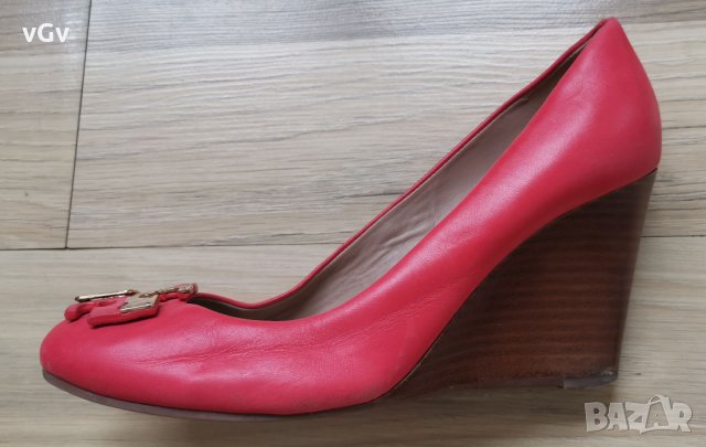 Дамски кожени обувки Tory Burch -37 , снимка 12 - Дамски обувки на ток - 33454448