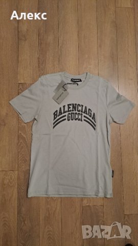 Тениска Balenciaga x Gucci