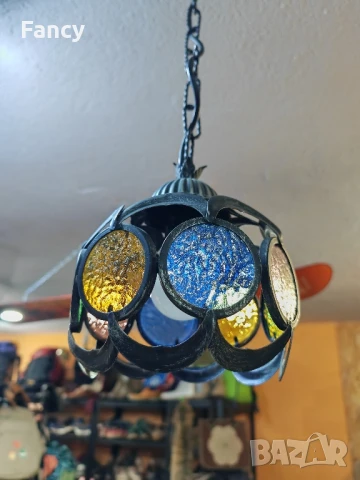 Винтидж чугунена лампа , снимка 6 - Антикварни и старинни предмети - 51186310