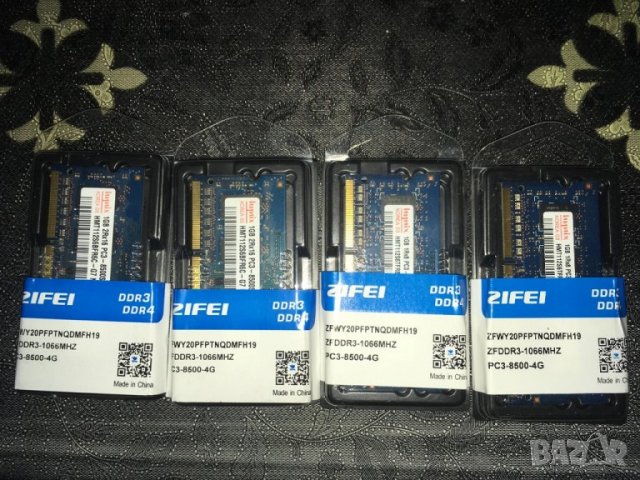 RAM за лаптоп 3 бр.х1GB 1067 Mhz DDR3, снимка 6 - RAM памет - 35520330