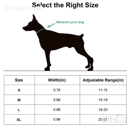 Регулируем нашийник за кучета със слот за Air Tag (XL), снимка 6 - За кучета - 40488768