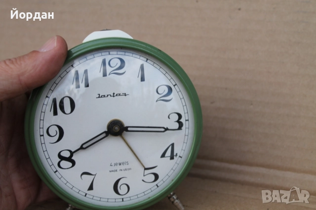 СССР будилник ''Янтар'', снимка 8 - Антикварни и старинни предмети - 52392693