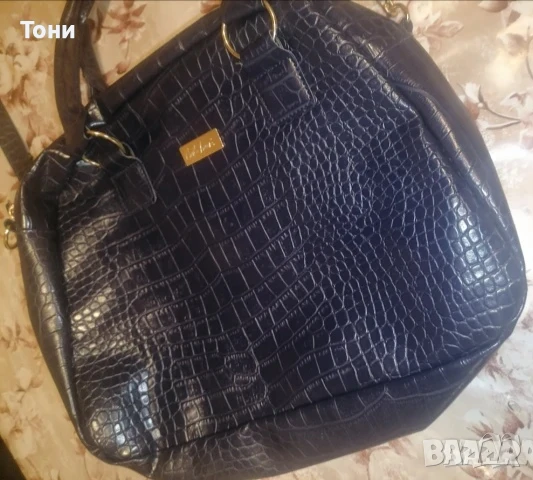 CARLA FAUSTINI Оригинал Нова Кожена Дамска Чанта , снимка 4 - Чанти - 51109912