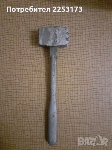 Стар чук за месо от алуминий, снимка 4 - Аксесоари за кухня - 43352610