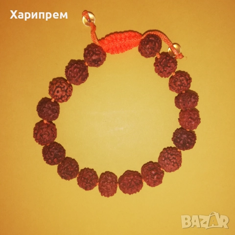 Гривни с рудракши и кристали, снимка 4 - Гривни - 52793669