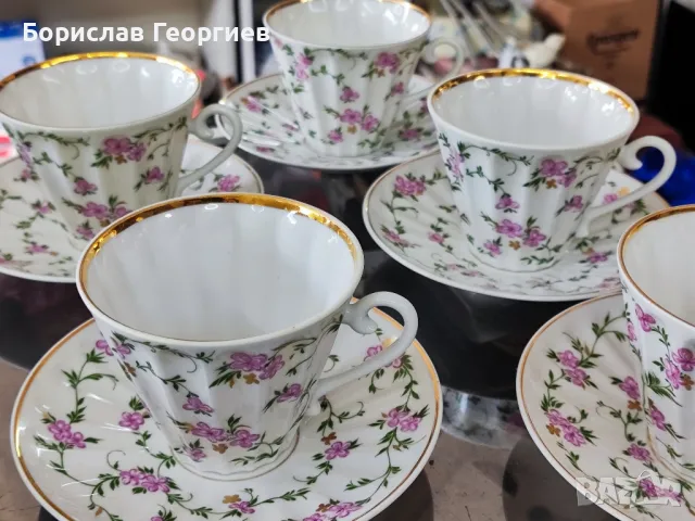 Руски порцелан чаши за кафе ЛФЗ , снимка 5 - Колекции - 50253746