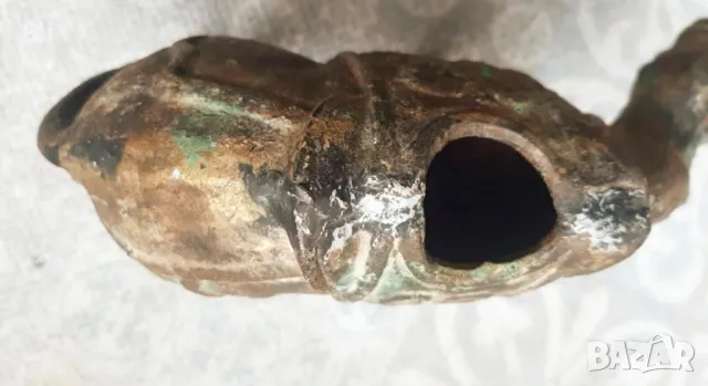 Бронзова кадилница , снимка 4 - Антикварни и старинни предмети - 50367867