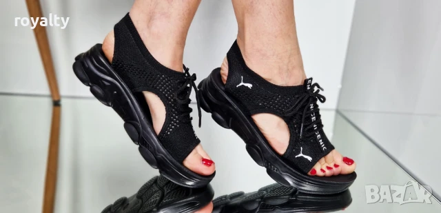 Puma черни дамски сандали , снимка 2 - Сандали - 51224442