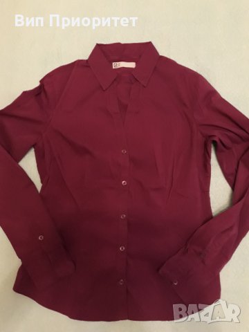 Лилава риза 100 % еластан , супер елегантен модел, много впечатляващ, дълъг ръкав   , снимка 10 - Ризи - 37510187