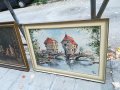 Ri-106х75см-голяма картина с рамка-рисувано върху платно, снимка 4