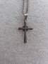 Православен сребърен кръст 925 с верижка!, снимка 2