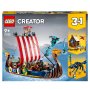 LEGO® Creator 31132 - Viking Ship - Викингски кораб и Змията на Мидгард, снимка 1 - Конструктори - 43484685