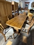 Масивна дъбова маса със столове - Рустик стил, снимка 6