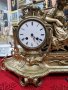 Прекрасен антикварен колекционерски френски каминен часовник - стил Луй 14.-1835 г , снимка 3