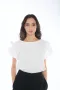 Дамски Топ Zelinda - Бял, снимка 1