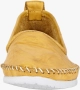 andrea conti woman slipper yellow Естествена кожа обувки жълти тип еспадрили.меки и леки, снимка 3