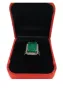 Дамски пръстен с 9ct.Emerald и 0,90ct.diamond's, снимка 1