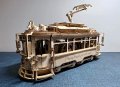 Нов 3D Дървен Пъзел Трамвай 28 Лисабон Механичен Модел 374 Части, снимка 8