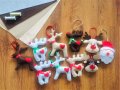 Коледна декорация / Коледни играчки за елха от филц ръчна изработка елен, снимка 6