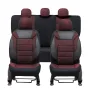 Тапицерия за седалки 1181 класико черно / бордо, снимка 2
