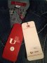 Ново дънково яке сако U Jeans етикет S камъни капси, снимка 3