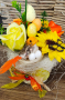 Кошнички с ароматни цветя от пластичен сапун, снимка 7