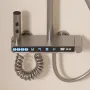 Модерен интелигентен душ с дисплей и LED подсветка D28, снимка 3