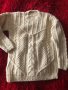 Вълнен пуловер hand made, снимка 1 - Блузи с дълъг ръкав и пуловери - 35598790