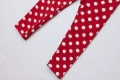 Червен памучен клин на бели точки 92-128, снимка 6