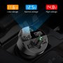 Kebidu Bluetooth FM трансмитер и ВОЛТМЕТЪР, 2 USB зарядни за GSM Bluetooth Car Kit T66, снимка 2