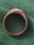 СТИЛНО РЕТРО ОРНАМЕНТИРАН Стар Бронзов ПРЪСТЕН РЪЧНА ИЗРАБОТКА 21894, снимка 6