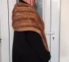 продавам естественна кожа от норки,наметало ,шал /, снимка 1