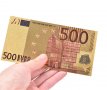 Златни Евро банкноти , Комплект 7 бр. 5,10,20,50,100,200 и 500 Евро , Euro, снимка 2