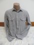 Мъжка риза с дълъг ръкав от лен Dressmann, снимка 1 - Ризи - 27428518