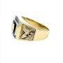 Златен мъжки пръстен 8,42гр. размер:66 14кр. проба:585 модел:22995-1, снимка 3