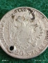 Сребърна монета 20 кройцера 1832г. Франц втори Австрия 52625, снимка 12